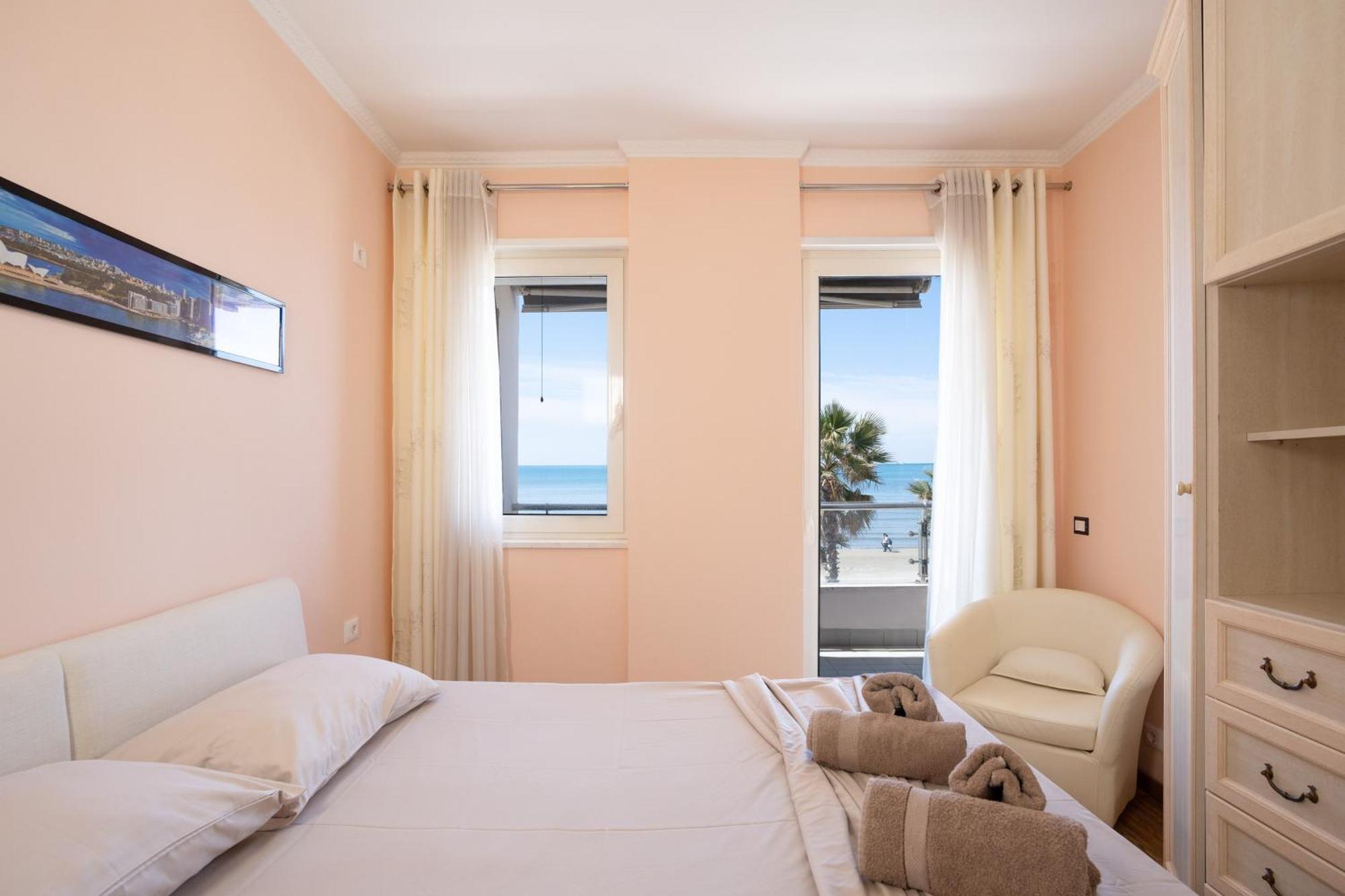 Sea View-Apartment On The Beach - Durrs2 دراس المظهر الخارجي الصورة